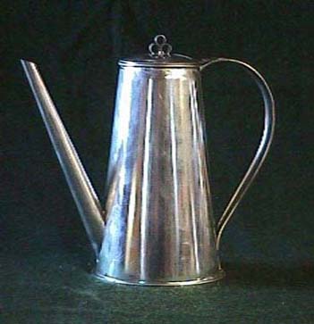 Coffee pot, side view